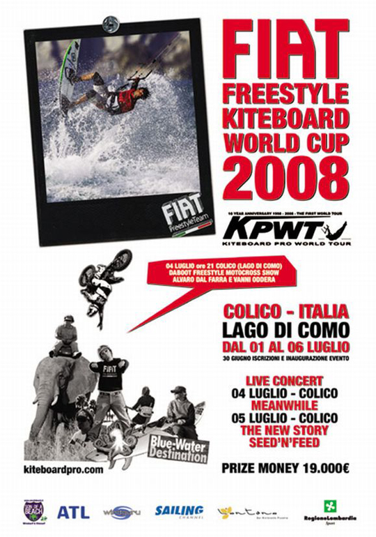 Kiteboard World Cup am Comer See