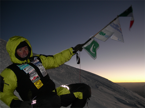 Veltliner Bergsteiger an der K 2 - Expedition