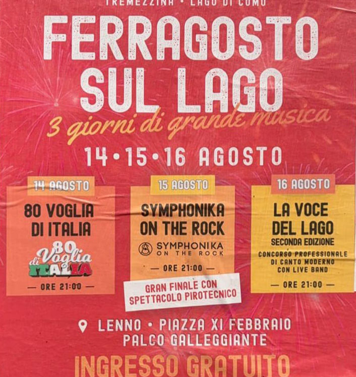 Ferragosto sul Lago di Como