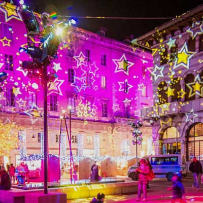 Weihnachtsmarkt Stadt Como