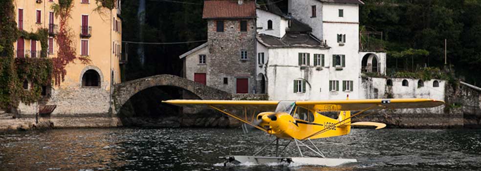 Start eines Wasserflugzeuges bei Nesso.