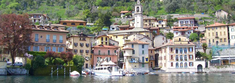 Fährdienst von Sala Comacina zur Insel Comacina.